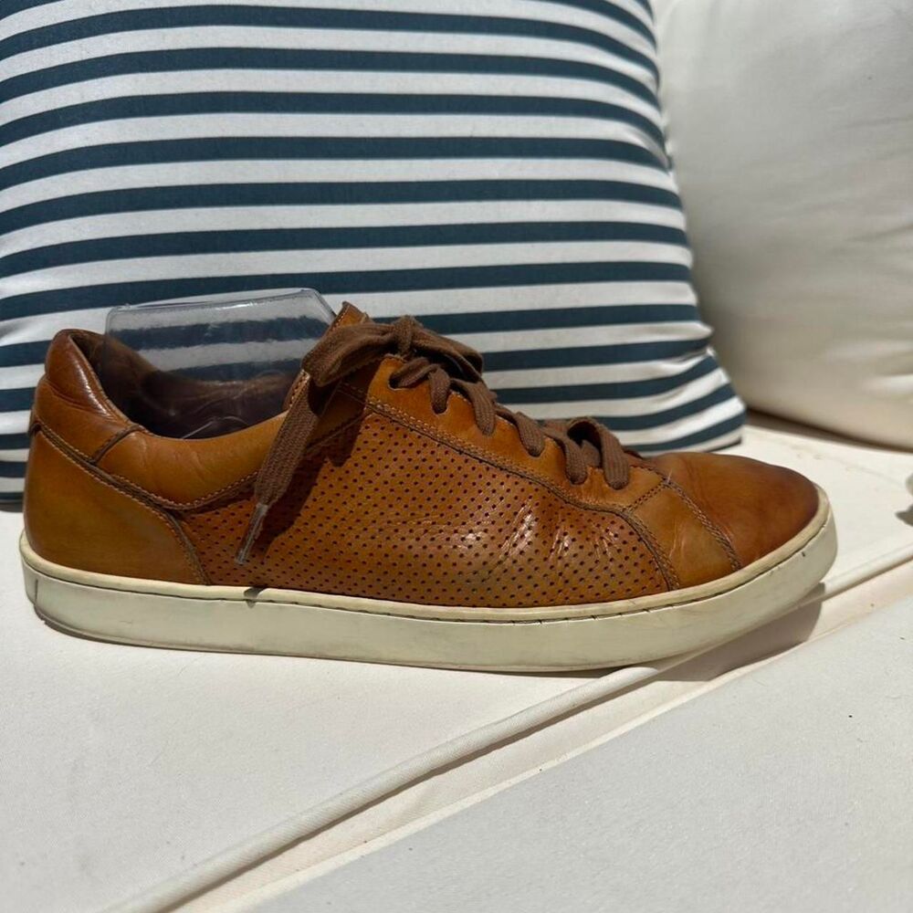 Magnanni Men's Brown and Tan Trainers